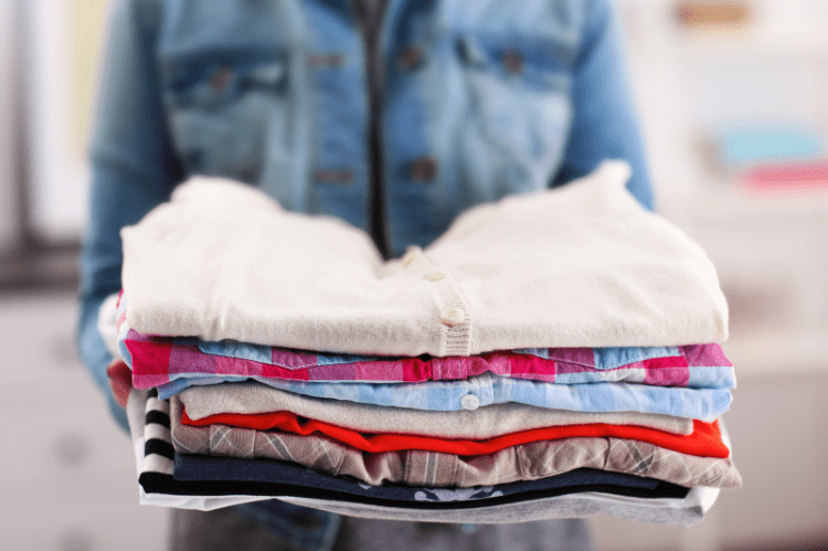 Folding Clothes at a Luandromat